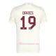 Fotbalové Dresy FC Bayern Mnichov Alphonso Davies 19 Champions League Dětské Alternativní 2023-24