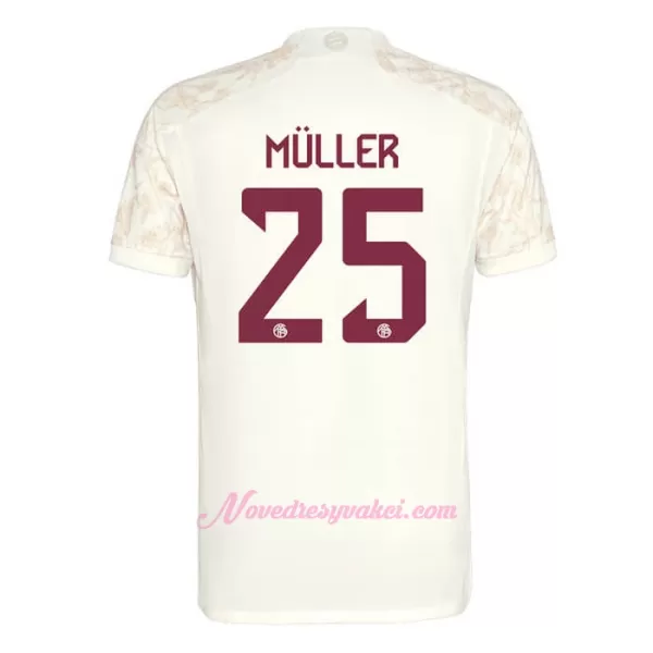 Fotbalové Dresy FC Bayern Mnichov Thomas Muller 25 Champions League Alternativní 2023-24
