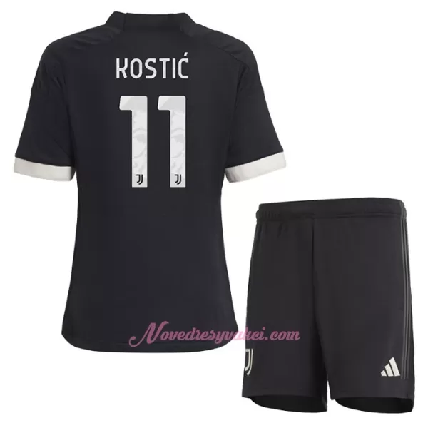 Fotbalové Dresy Juventus Kostic 11 Dětské Alternativní 2023-24