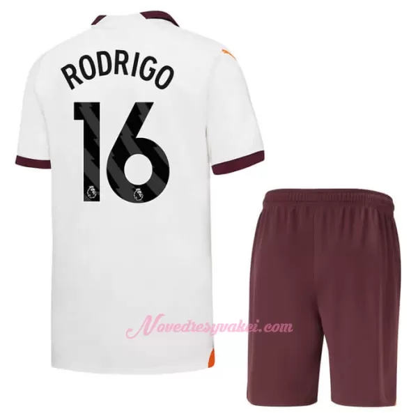 Fotbalové Dresy Manchester City Rodrigo Hernández 16 Dětské Venkovní 2023-24