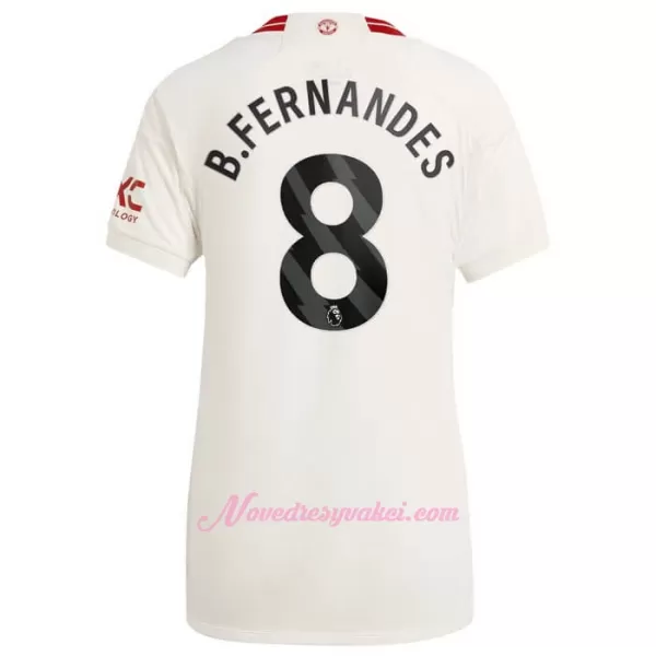 Fotbalové Dresy Manchester United Bruno Fernandes 8 Dámské Alternativní 2023-24