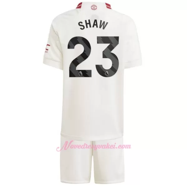 Fotbalové Dresy Manchester United Shaw 23 Dětské Alternativní 2023-24