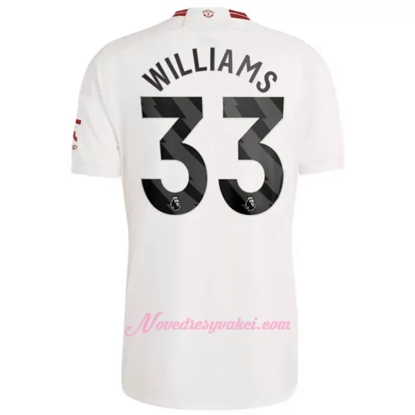 Fotbalové Dresy Manchester United Williams 33 Alternativní 2023-24