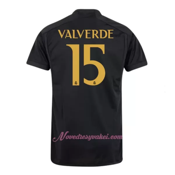 Fotbalové Dresy Real Madrid Federico Valverde 15 Alternativní 2023-24