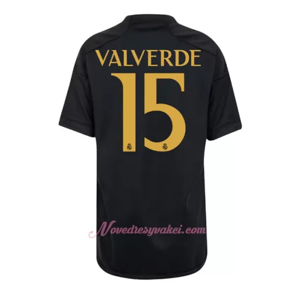 Fotbalové Dresy Real Madrid Federico Valverde 15 Dětské Alternativní 2023-24