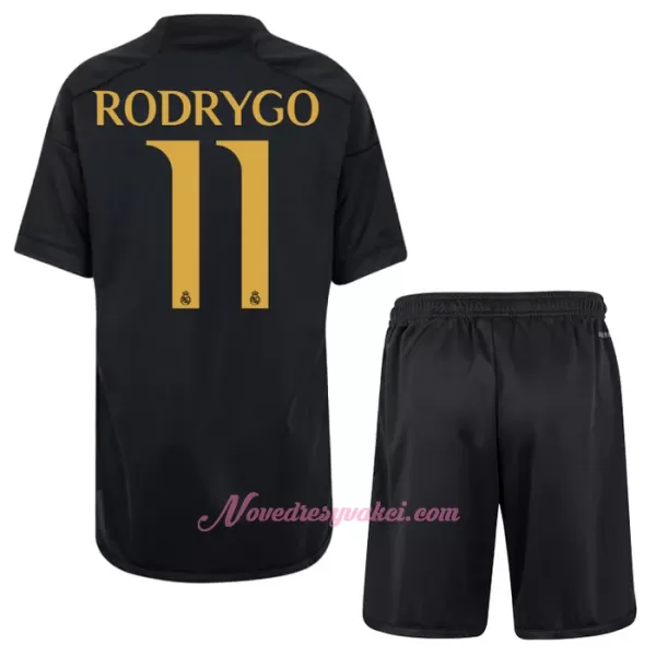 Fotbalové Dresy Real Madrid Rodrygo Goes 11 Dětské Alternativní 2023-24
