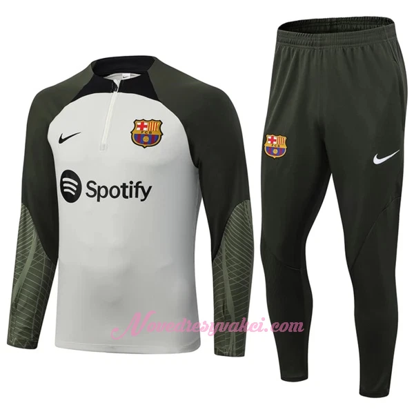 FC Barcelona Gray Version Tréninkový Mikina Soupravy 2023-24