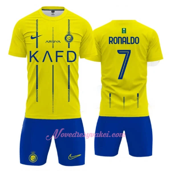 Fotbalové Dresy Al-Nassr FC Cristiano Ronaldo 7 Dětské Domácí 2023-24