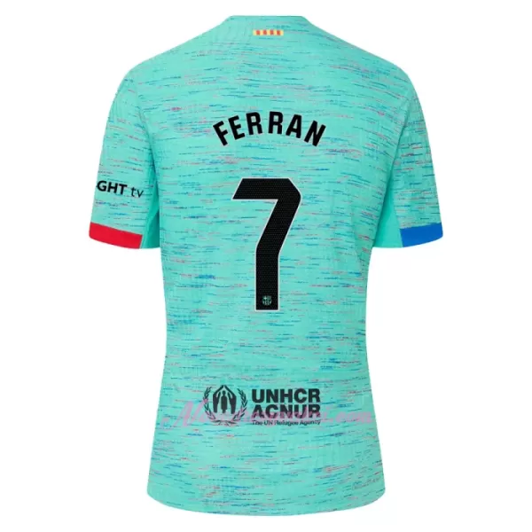 Fotbalové Dresy FC Barcelona Ferran Torres 7 Dětské Alternativní 2023-24