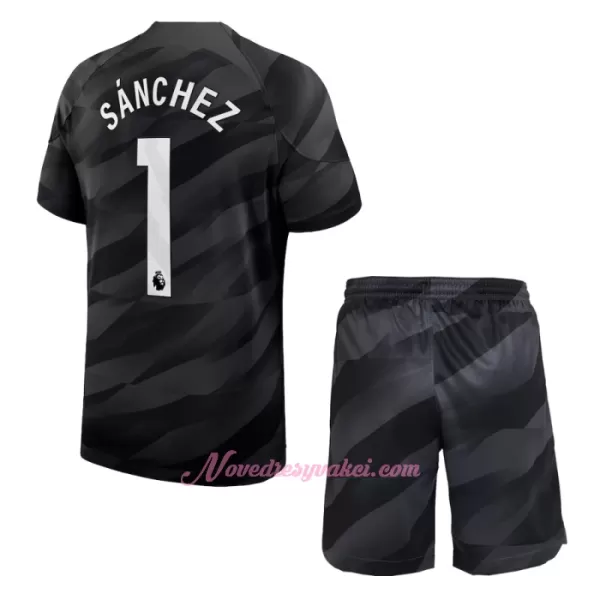Brankářské Fotbalové Dresy Chelsea FC Sanchez 1 Dětské Domácí 2023-24