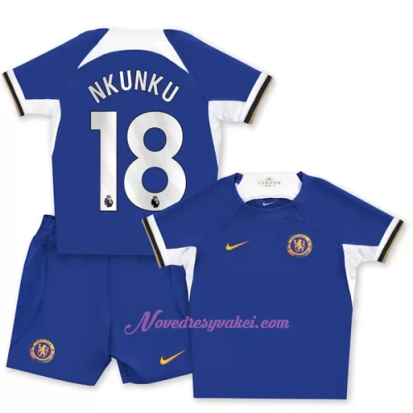 Fotbalové Dresy Chelsea FC Christopher Nkunku 18 Dětské Domácí 2023-24