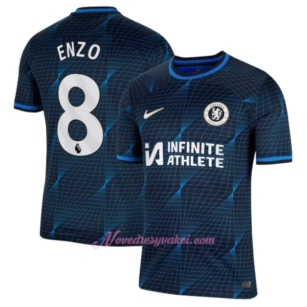 Fotbalové Dresy Chelsea FC Enzo Fernández 8 Venkovní 2023-24