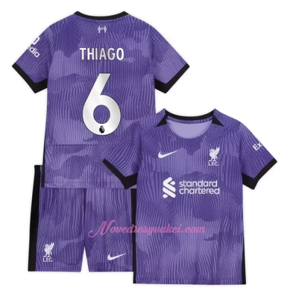 Fotbalové Dresy Liverpool FC Thiago 6 Dětské Alternativní 2023-24