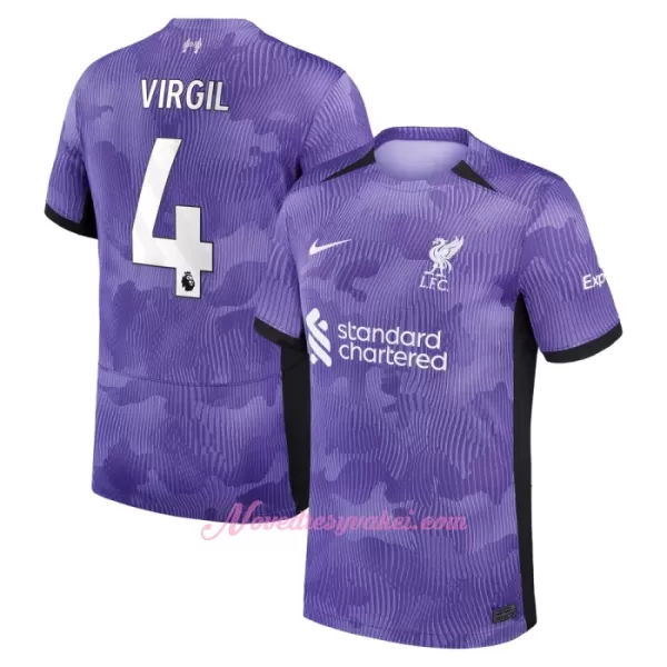 Fotbalové Dresy Liverpool FC Virgil van Dijk 4 Alternativní 2023-24