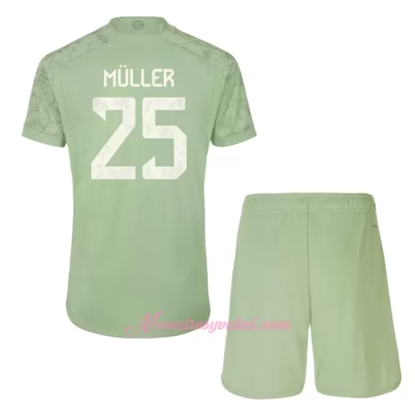 Fotbalové Dresy FC Bayern Mnichov Thomas Muller 25 Dětské Alternativní 2023-24