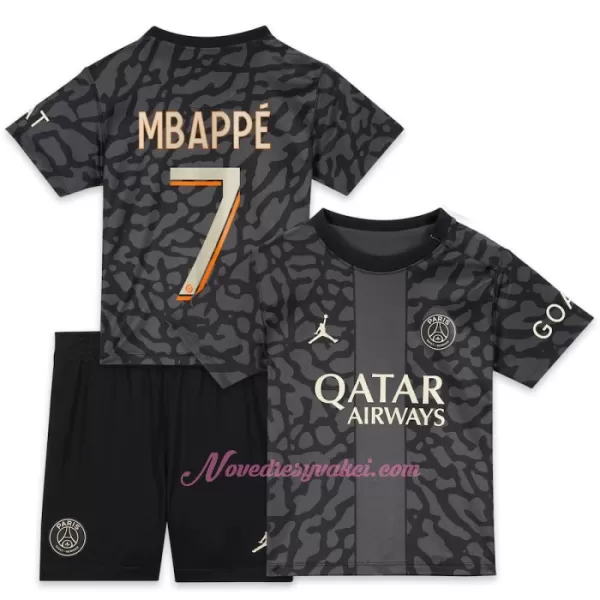 Fotbalové Dresy Paris Saint-Germain Kylian Mbappé 7 Dětské Alternativní 2023-24