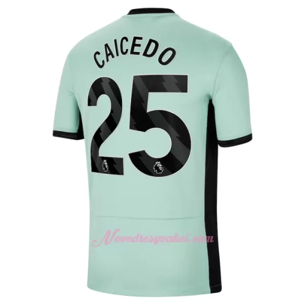 Fotbalové Dresy Chelsea FC Caicedo 25 Alternativní 2023-24