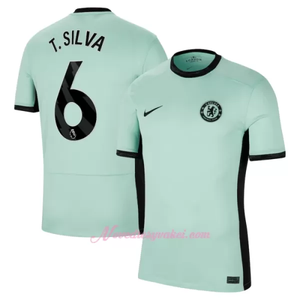 Fotbalové Dresy Chelsea FC T. Silva 6 Alternativní 2023-24