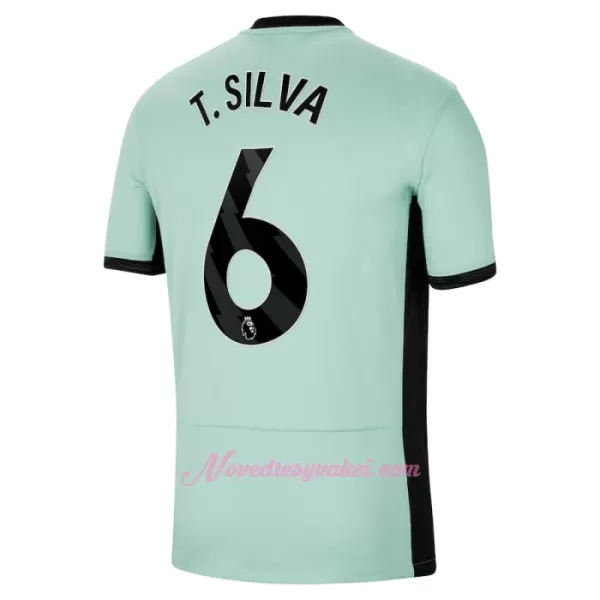 Fotbalové Dresy Chelsea FC T. Silva 6 Alternativní 2023-24