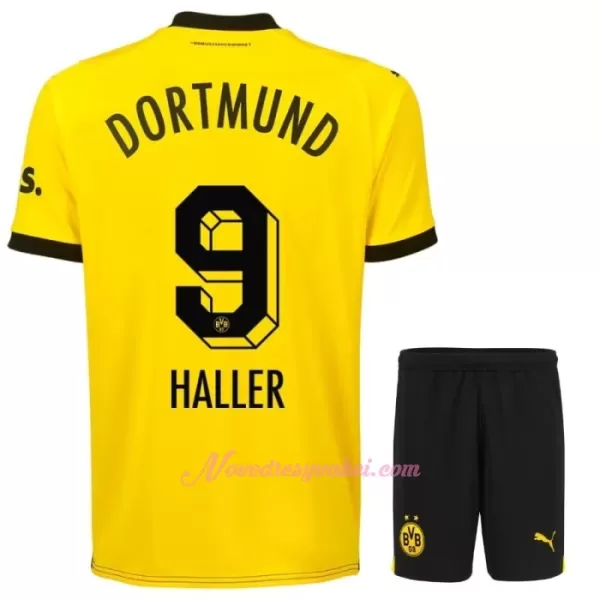 Fotbalové Dresy Borussia Dortmund Haller 9 Dětské Domácí 2023-24