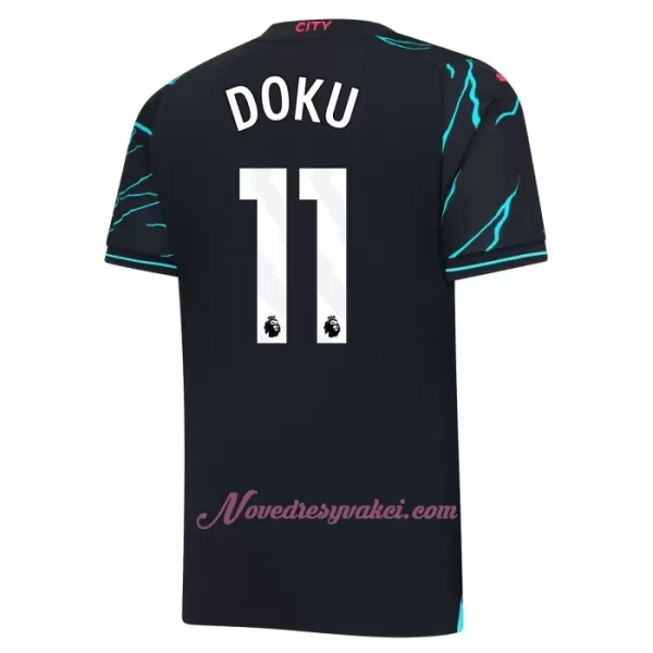 Fotbalové Dresy Manchester City Jérémy Doku 11 Alternativní 2023-24