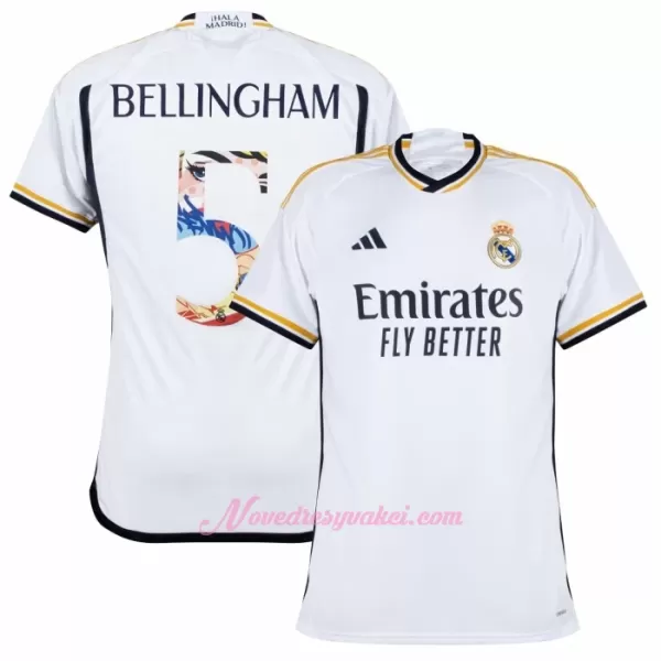 Fotbalové Dresy Real Madrid Jude Bellingham 5 Domácí 2023-24