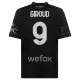 Fotbalové Dresy AC Milán Olivier Giroud 9 Čtvrtý 2023-24 Černá