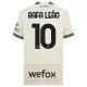 Fotbalové Dresy AC Milán Rafael Leão 10 Čtvrtý 2023-24 Bílá