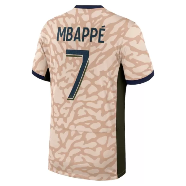 Fotbalové Dresy Paris Saint-Germain Kylian Mbappé 7 Dětské Čtvrtý Jordan 2023-24