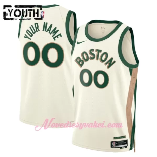 Dresy Boston Celtics Dětské City Edition Swingman 2023-24 Bílý