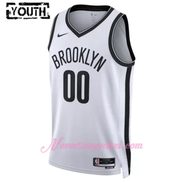 Dresy Brooklyn Nets Dětské Association Edition Swingman 2023-24 Bílý