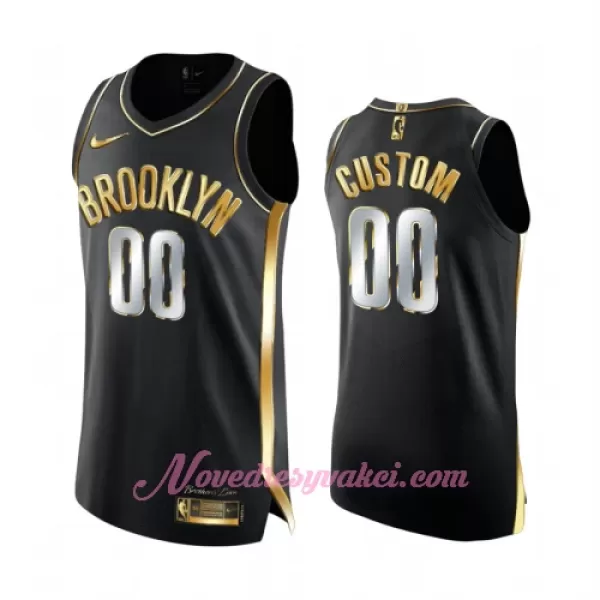 Dresy Brooklyn Nets Limited Golden Edition Swingman Černá