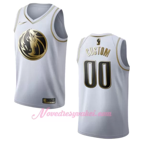 Dresy Dallas Mavericks Golden Edition Swingman Bílý