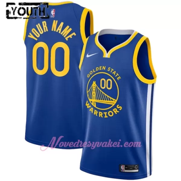 Dresy Golden State Warriors Dětské Icon Edition Swingman 2023-24 Modrý