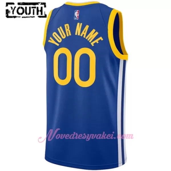 Dresy Golden State Warriors Dětské Icon Edition Swingman 2023-24 Modrý