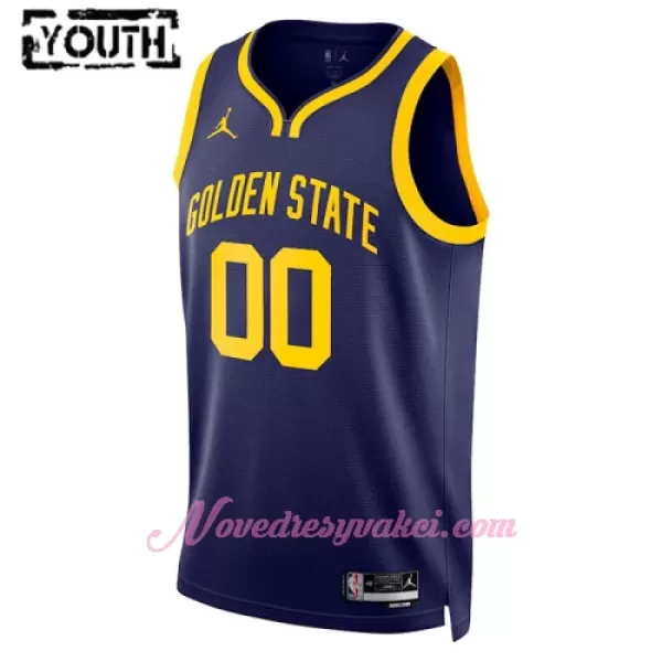 Dresy Golden State Warriors Dětské Statement Edition Swingman 2023-24 Námořnictvo