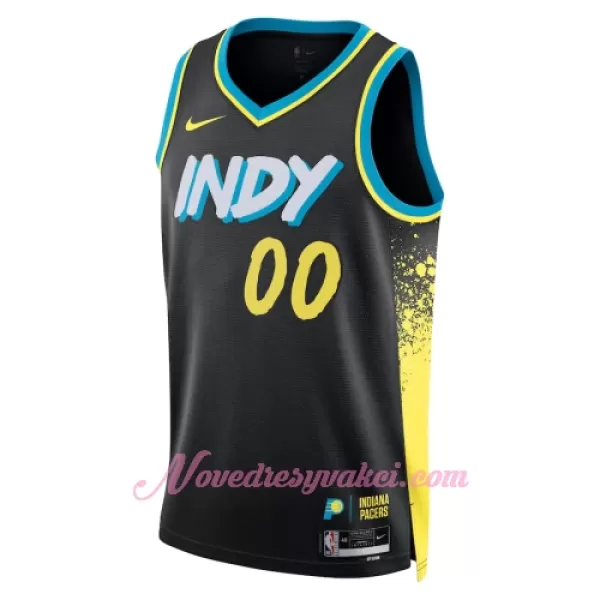 Dresy Indiana Pacers City Edition Swingman 2023-24 Černá