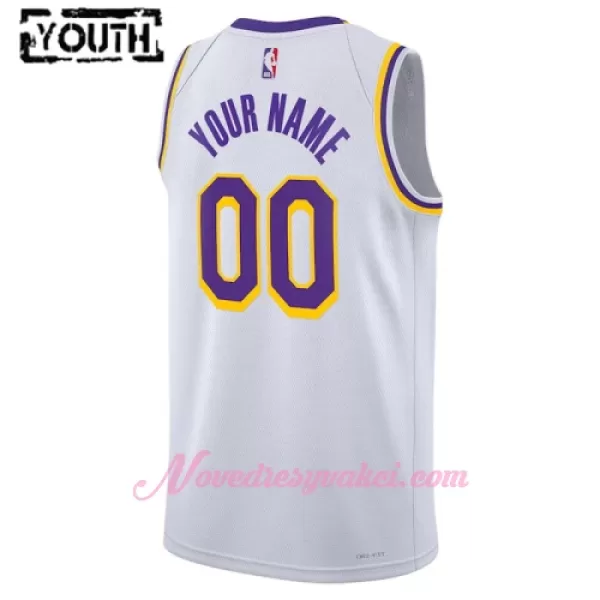 Dresy Los Angeles Lakers Dětské Icon Edition Swingman 2023-24 Bílý