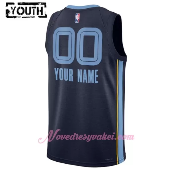 Dresy Memphis Grizzlies Dětské Icon Edition Swingman 2023-24 Námořnictvo