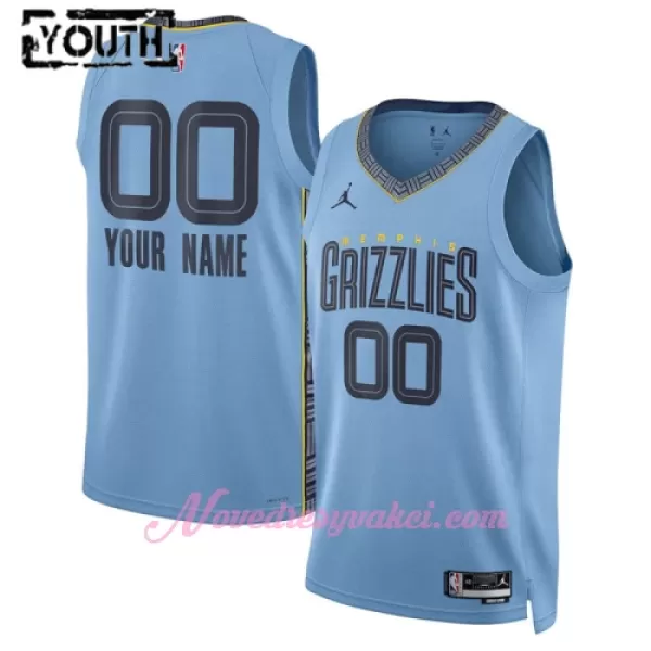 Dresy Memphis Grizzlies Dětské Statement Edition Swingman 2023-24 Modrý