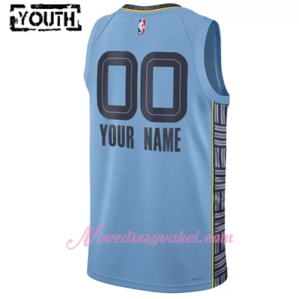 Dresy Memphis Grizzlies Dětské Statement Edition Swingman 2023-24 Modrý