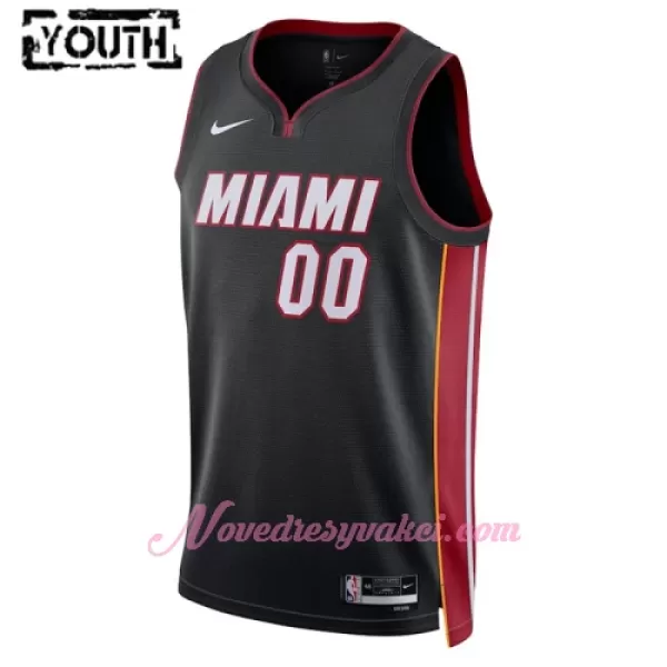Dresy Miami Heat Dětské Icon Edition Swingman 2023-24 Černá