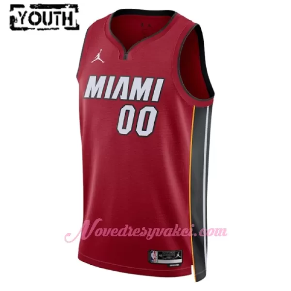 Dresy Miami Heat Dětské Statement Edition Swingman 2023-24 Červené