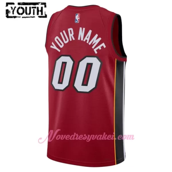 Dresy Miami Heat Dětské Statement Edition Swingman 2023-24 Červené