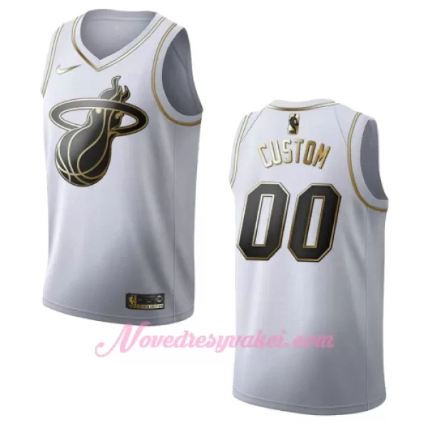 Dresy Miami Heat Golden Edition Swingman Bílý