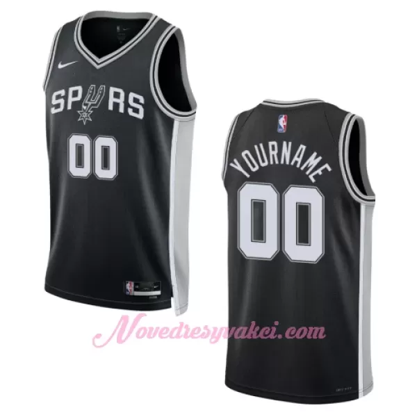 Dresy San Antonio Spurs Icon Edition Swingman 2023-24 Černá