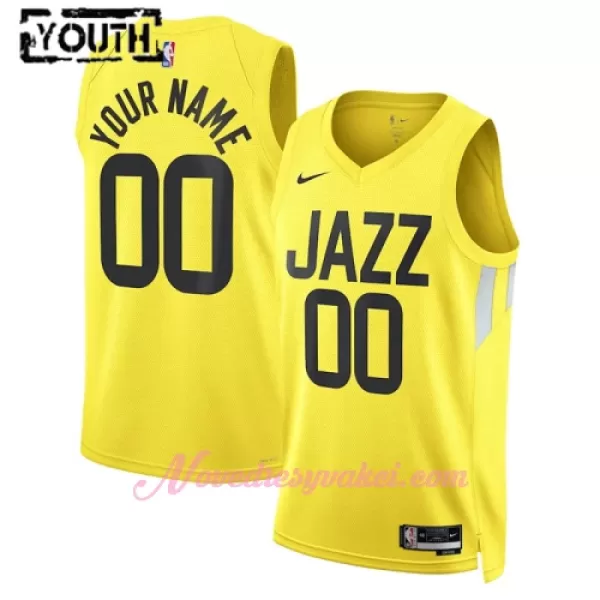 Dresy Utah Jazz Dětské Icon Edition Swingman 2023-24 Žlutá