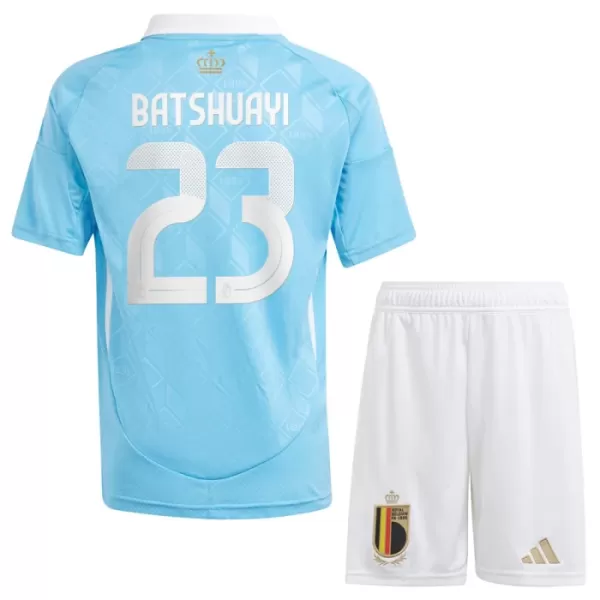 Fotbalové Dresy Belgie Batshuayi 23 Dětské Venkovní ME 2024