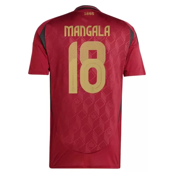 Fotbalové Dresy Belgie Mangala 18 Domácí ME 2024