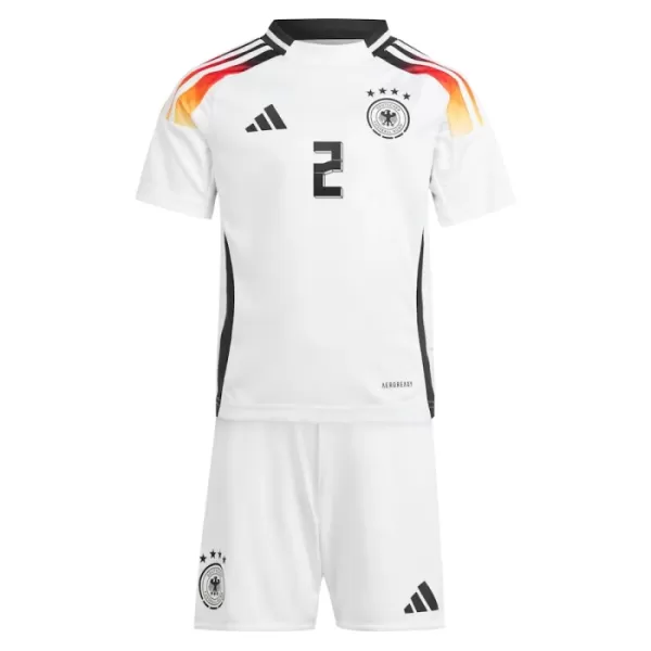 Fotbalové Dresy Německo Antonio Rudiger 2 Dětské Domácí ME 2024